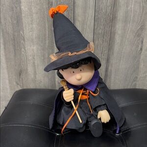 Vintage Peanuts Gang Halloween Dancing Lucy Witch Doll 1997 Gemmy